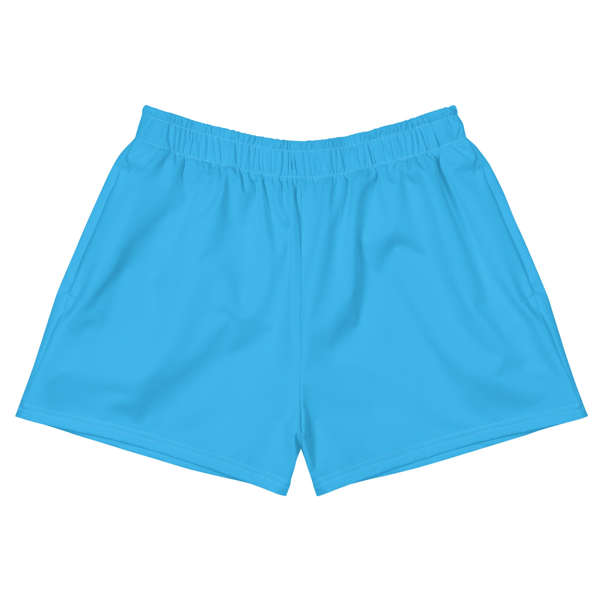 Recycled Athletic Shorts in Sky Blue